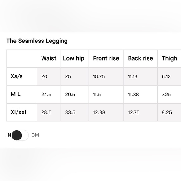 Everlane NWT Seamless Leggings Organic light purple ribbed - Picture 9 of 9